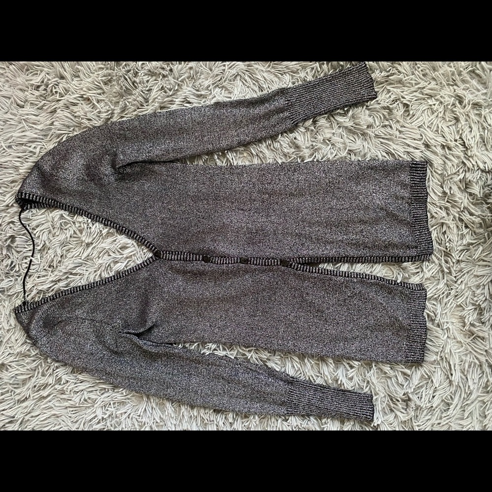 Silver Open Back Top